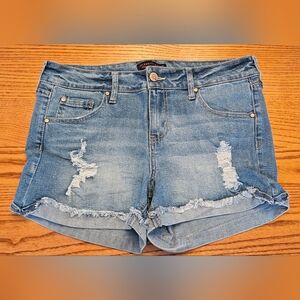 Like New Womens Celebrity Pink Jean Shorts Size 7/28